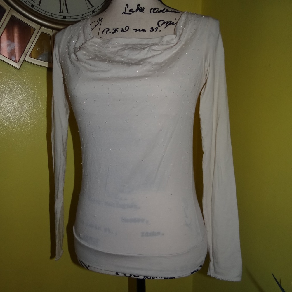 EXPRESS WOMEN TOP SIZE XS COLOR GRAM